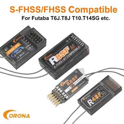 C4SF-HV R4SF R6SF R8SF S-FHSS Receiver Compatible Futaba T10J T8J 14SG 16SZ 18SZ 18MZ