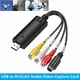 Adattatore per scheda di acquisizione audio video USB con cavo USB Convertitore di acquisizione video da USB 2.0 a RCA per dispositivo di acquisizione TV DVD VHS