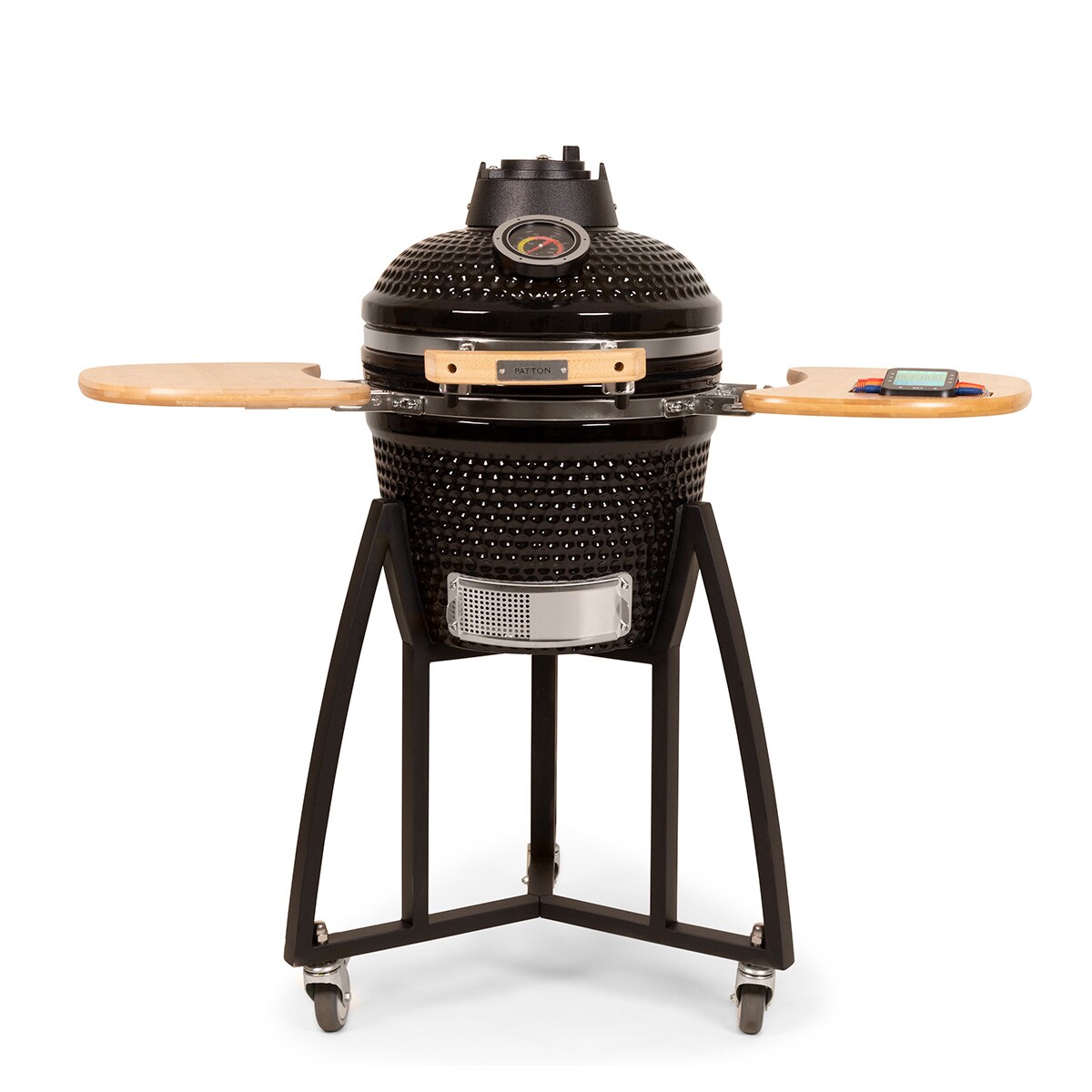 Patton Kamado Grill Holzkohlegrill "Premium", Grill Ø34cm, Schwarz Image