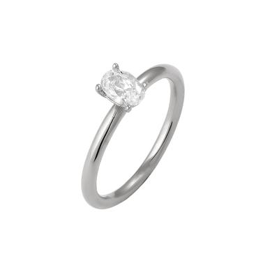 Elli Zirkonia Oval 925 Sterling Silber 52 Damen Image