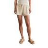 Shorts MARC O'POLO "aus softem Baumwolle-Mix", Damen, Gr. L, Normalgrößen, silky stone, Obermaterial: 80% Baumwolle, 20% Polyester, unifarben, casual, regular fit kurz, Hosen