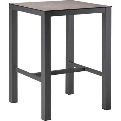 Stehtisch BEST "Rhodos", grau (anthrazit), B:80cm H:109,5cm T:100cm, Aluminium/HPL, Tische, Bartisch Image