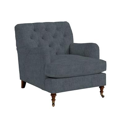 Maggie Chair - In Stock - Bennett Slate Crypton - Ballard Designs