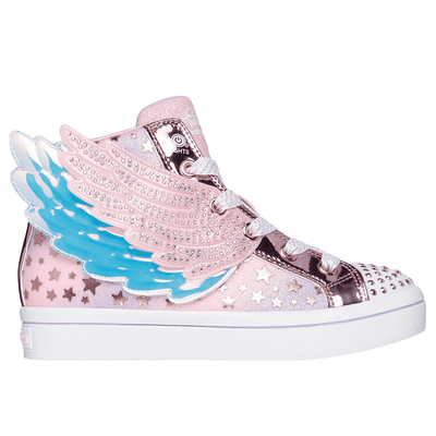 Skechers Girl's Twinkle Toes: Twi-Lites 2.0 - Dreamy Wings Sneaker | Size 13.0 | Light Pink | Synthetic/Textile