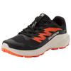 Trailrunningschuh SALOMON "ALPHAGLIDE", Gr. 48, schwarz, rainy day, rot orange, Synthetik, Textil, sportlich, Schuhe, wasserdicht