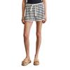 Shorts MARC O'POLO "aus softem Baumwolle-Mix", Damen, Gr. XS, Normalgrößen, multi, muted blau, Obermaterial: 80% Baumwolle, 20% Polyester, gestreift, casual, regular fit kurz, Hosen