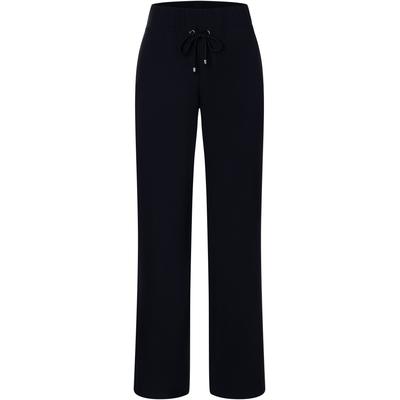 Stoffhose MAC "EASY WIDELEG", Damen, Gr. 40, Länge 32, schwarz, Web, Obermaterial: 77% Polyamid, 23% Elasthan, unifarben, casual, weit knöchellang, Hosen, sehr elastische Qualität, angenehmer Griff und hoher Tragekomfort Image