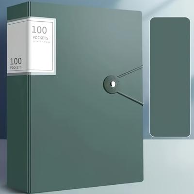TEMU Pockets Plastic Document Folder - Office Organizer For Efficient File Management, To Essential Papers, For Organization, Desktop Storage Organizer Image