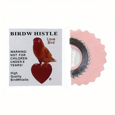 TEMU Easy-to-use Simulation Metal Bird Whistle - Realistic Sound To Birds, Prop And Vocal Tool Bird Whistle Stunt Prop(please See The Video Tutorial) Image