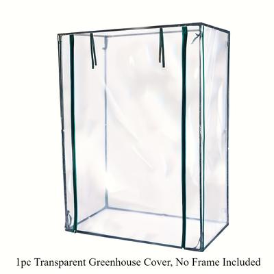 TEMU Frameless Transparent Pvc Mini Greenhouse Cover - 59x39x19 Inches, Indoor/outdoor Plant Tent For Seedlings & Young Plants, Ideal For Home Gardening, Plant Growth | Transparent Structure | Plastic Image