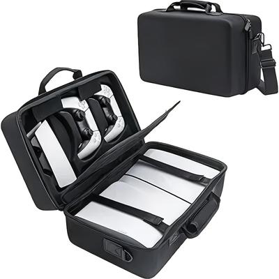 TEMU Ps5 Slim Console Storage Bag Compatible With Ps5slim Digital Version Optical Drive Version Game Accessories Storage