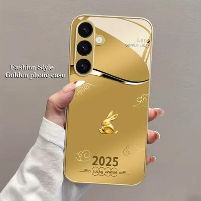 TEMU Creative New , Tiger, Snake And Rabbit Pattern Fashion High-end Dirt-resistant Protective Case For Series/s20/s21/s22/s23/s24/s21 Ultra/s22 Ultra/s23 Ultra/s24 Ultra/s25/s25 Plus/s25 Ultra Image