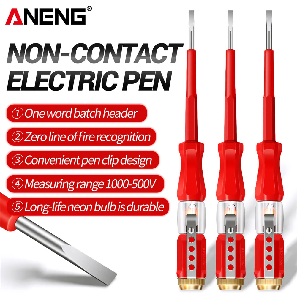 ANENG B07 Wort Schraubendreher Tester Detektiv Spannung Meter Detektor Elektrische Teste Stift Detektor Test Mini Strom Instrument Image