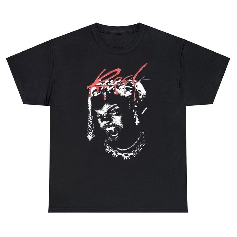 Rapper Playboi Carti neues Album ganz lotta rot Grafik Logo lose T-Shirt Streetwear Herren Hip Hop T-Shirt Männer täglich T-Shirts