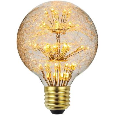 LED-Vintage-Glühbirne, RGB-Feuerwerk, Edison-Glühbirne, 3 w, 220/240 v, E27, dekorative Glühbirne Image