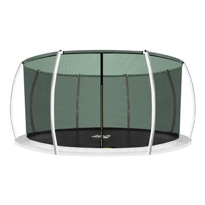 Aga Sicherheitsnetz für Trampolin 366 cm für 8 Stangen Dunkelgrün Innennetz mit Kreis Image