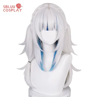SBluuCosplay Virtual YouTuber Cosplay Gawr Gura Cosplay Perücke Image