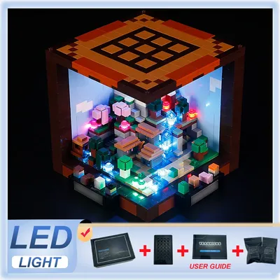 DIY-LED-Beleuchtungsset für LEGO 21265, der Basteltisch (nur LED-Licht, ohne Blöcke) Image