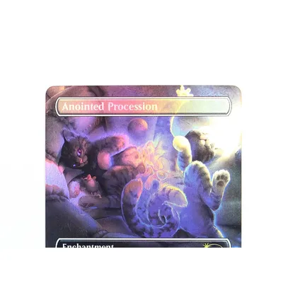 Anointed Procession holo/Foil TCG proxy Magisches Kartenspiel Schwarz Hochwertiges Proxy Spielkarten Image