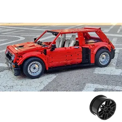 Classic City Racing R5 Turbo Sportwagen MOC- 115234 Supercar Zwei Farben 2992 Stück Bausteine Image