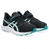 Laufschuh ASICS "JOLT 4 PS", Gr. 31,5, schwarz, soothing sea, Textil, Synthetik, sportlich, Schuhe