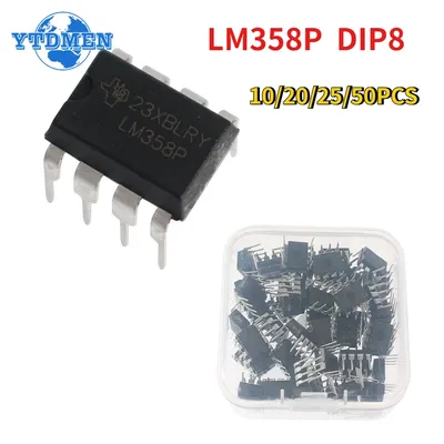 10/20/50PCS LM358P LM358 Operational Amplifier DIP8 IC Chip Kit Integrated Circuits Kits