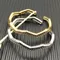 S925 sterling silver new 5mm single row diamond cuff bracelet neutral fashion personality trend