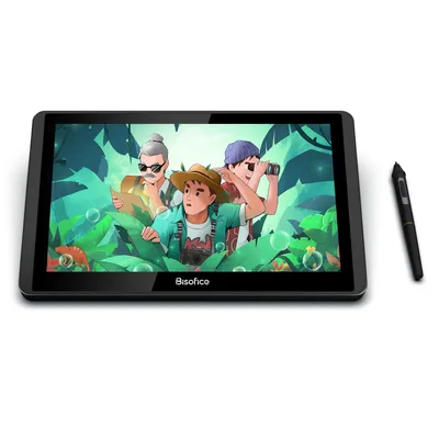 Bisofice 12HD-A H-IPS LCD Graphics Drawing Tablet Monitor 11.6 Inch Size 1366x768 Display 8192