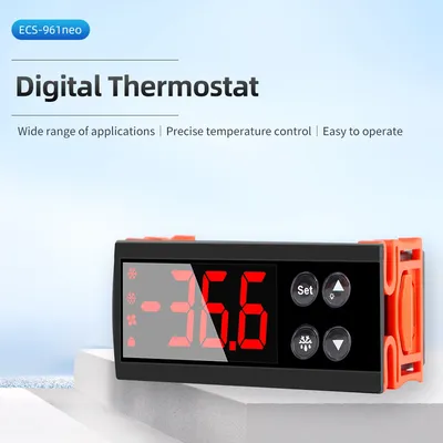 Microcomputer Temperature Controller ECS-961neo Digital Thermostat Humidity Regulator