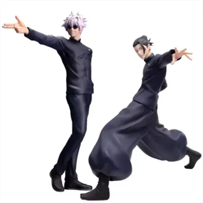 17cm jujutsu kaisen anime figure noodle stopper satoru gojo action figure geto suguru figurine pvc adult collection model toys