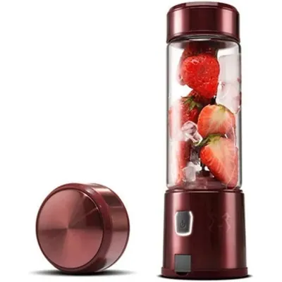 Portable Juicer, Travel Personal USB Mixer Juice Cup with Updated 6 Blades and More Powerful Motor
