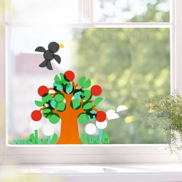 Bastelset - Fensterbild Jahreszeiten - HABA Sales GmbH & Co. KG