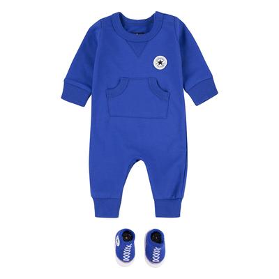 Romper/Socks Outfit in Cotton Mix