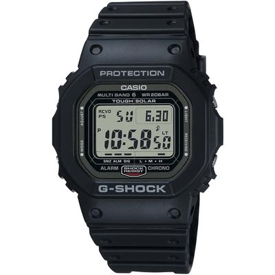 Funkchronograph CASIO G-SHOCK, schwarz (schwarz, grau), Armbanduhren, Herren, Solaruhr,Armbanduhr,Herrenuhr,digital,,bis 20 bar wasserd.Resinarmband Image
