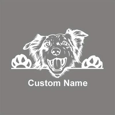 TEMU White Custom Sticker Any Text Customizable Gift Personalized Content For Car Truck Window Die Cut Vinyl Decal Image