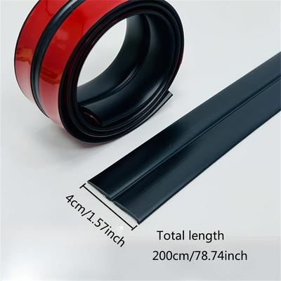 TEMU 1pc 4cmx2m Pvc Anti-collision Strip, Thickened Protective Wall Corner Sticker, Table Corner Strip, Furniture Corner Edge Protector, Corner , Furniture Image
