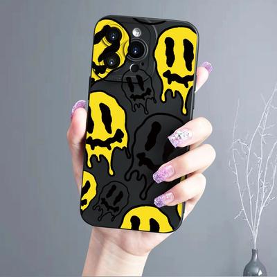 TEMU Tpu Soft Phone Case - , Shock-proof Design - Creative - Men And Women - For Iphone 11, Xs, Xr, X, 7, 8, 6s, , , Se Models Image