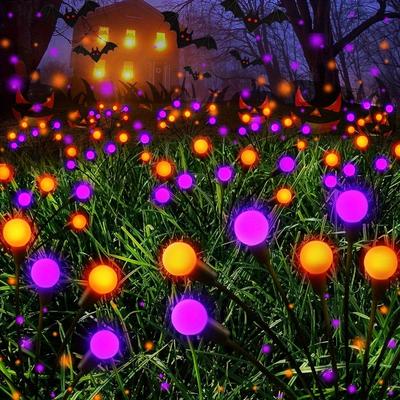 TEMU 1 Solar-powered Firefly Light - 8 Leds, , Suitable For Decorating Gardens, Patios, And | Starburst Design, Outdoor Parties, Camping, And Holiday Gifts. Image