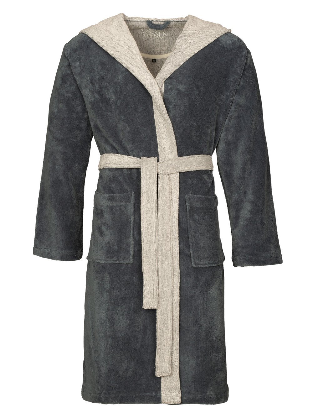 Vossen Bademantel Damen grau, L Image