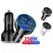 250W 5Ports Car Charger Fast Charging PD QC3.0 USB C Auto Phone Charger Adapter in Car For iPhone