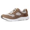 Keilsneaker PIUS GABOR, Herren, Gr. 10 (44,5), beige (beige kombiniert), Nubukleder, Mesh, sportlich, Schuhe, Schnürschuh, Halbschuh, Freizeitschuh in bequemer Weite G (=weit)