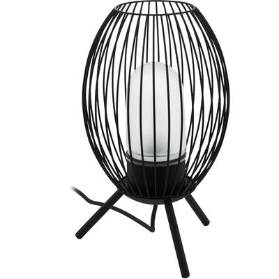 EGLO Tischleuchte "FUSIGNANO", schwarz, Ø 26,50cm H: 41,00cm, Lampen, Tischleuchte in schwarz aus Stahl verzinkt - exkl. E27 - 28W Image