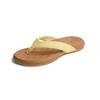 Zehentrenner REEF "CUSHION HARMONY", Gr. 41, gelb (pale banana), Textil, Synthetik, sportlich, Schuhe