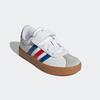 Sneaker ADIDAS SPORTSWEAR "VL COURT 3.0 KIDS", Gr. 31, cloud weiß, royal blau, better scarlet, Synthetik, Leder, sportlich, Schuhe, inspiriert vom Design des adidas samba