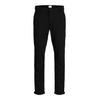Chinohose JACK & JONES "JPRCCMARCO JJADRIAN CHINO PANT NOOS", Herren, Gr. 32, Länge 32, schwarz, Web, Obermaterial: 78% Polyester, 20% Viskose, 2% Elasthan, unifarben, modisch, slim fit, Hosen