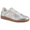 Sneaker ANISTON SHOES, Damen, Gr. 36, bunt (silberfarben, weiß), Synthetik, modisch, Schuhe, Retro-Sneaker, Freizeitschuh, Schnürschuh - neue KOLLEKTION