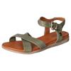 Sandale MUSTANG SHOES, Damen, Gr. 36, grün (olivgrün), Lederimitat, casual, Schuhe, Sommerschuh, Sandalette, Riemchensandale, mit breiten Riemen