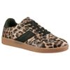 Sneaker ANISTON SHOES, Damen, Gr. 38, schwarz (leo, schwarz), Lederimitat, modisch, Schuhe, Retro-Sneaker, Freizeitschuh, Schnürschuh - neue KOLLEKTION