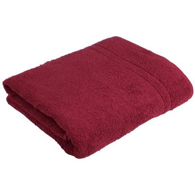 Saunatuch WEWO FASHION "9518ST", rot (rubin), B:80cm L:200cm, Frottee, Frottier, Handtücher (Packung), saugstark Image