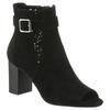 Stiefelette ANISTON SHOES, Damen, Gr. 36, schwarz, Velourslederimitat, elegant, Schuhe, Abendstiefelette, Frühlingsschuh - NEUE KOLLEKTION